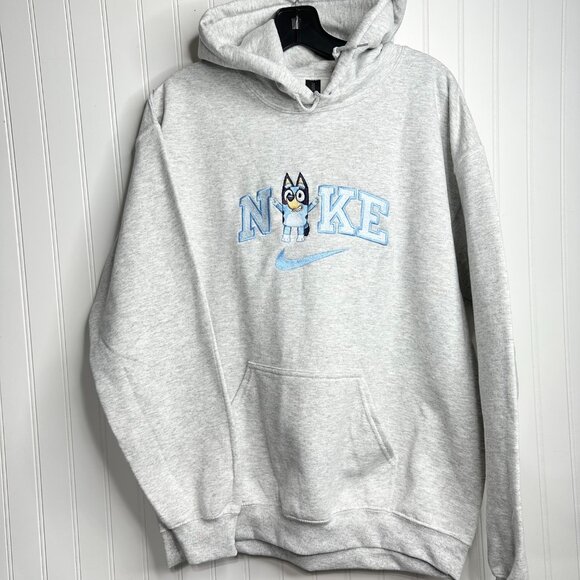 Nike Bluey HOODIE Embroidered Adult Unisex Hooded Sweatshirt - Picture 3 of 5